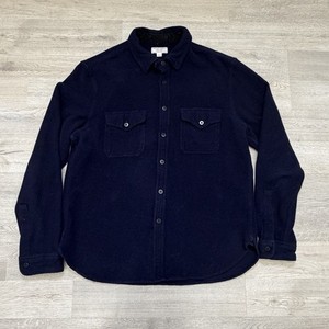 Chemise Vintage US Navy En Laine - Modèle CPO Boutonné Noir - Taille M - Occasion Unique