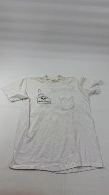 Vintage Idaho City Smoke Chasers Shirt Mens Large White Fire Tee Stedman USA