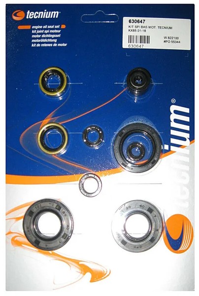 Satz Motor-Simmerringe FüR Kawasaki KX 80 STD Wheels 17/14 (KX80S) 1991-97-image