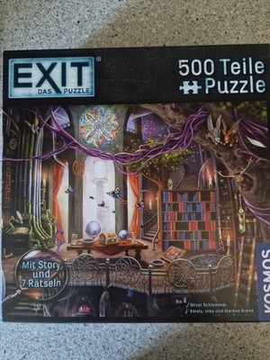 Exit Puzzle 500 Teile Die Bibliothek  Der Träume Kosmos Top Zustand!