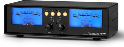 Douk Audio VU2 MIC Line Dual VU Meter Analog Sound Level 4-Way Splitter