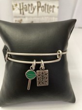 Alex and Ani Harry Potter ACID POPS DUO Silver Tone Bangle Bracelet NWT Box