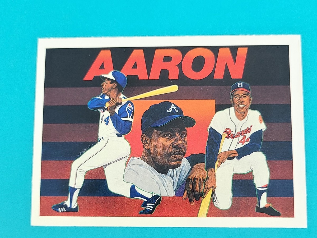 1991 Upper Deck Baseball Heroes #27 Hank Aaron Atlanta Braves
