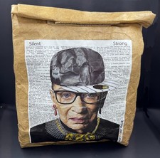 ARTNWORDZ Tyvek Reusable Insulated Lunch Bag Ruth Bader Ginsburg Notorious RGB