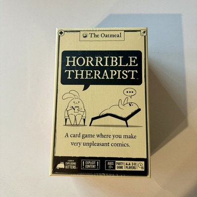 The Oatmeal  Horrible Therapist  Card Game by Exploding Kittens Party Game NEW