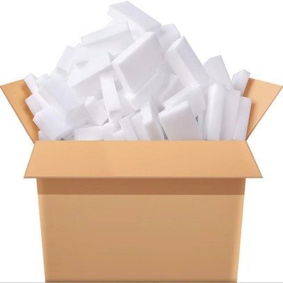 100 PCS Sponge Eraser BULK PACK Melamine Cleaning Foam 3/4'' Thick Kitchen Bath
