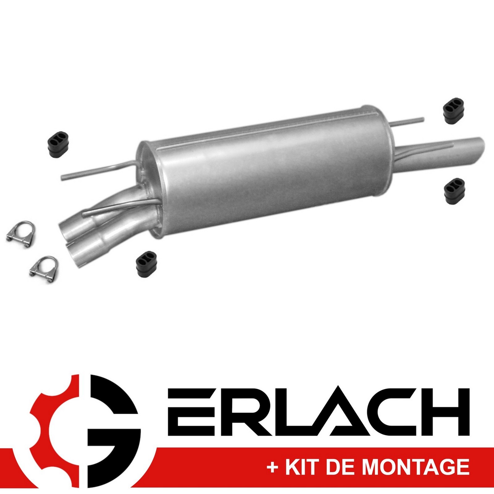 Silencieux arrière Opel Omega B essence berline 2.2 16V 2.6 V6 pot d'échappement 623