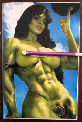 Power Hour #3 SHIKARII Muscle Mommy SHE-HULK ~Full N'ty Variant~ LE 200 M/NM+