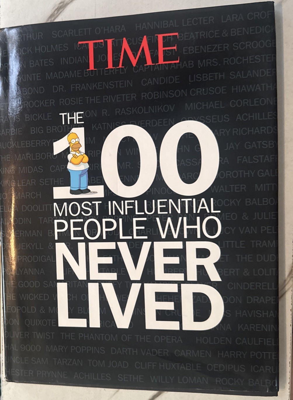 TIME The 100 Most Influential People Who Never Lived Hardback UNREAD MINT