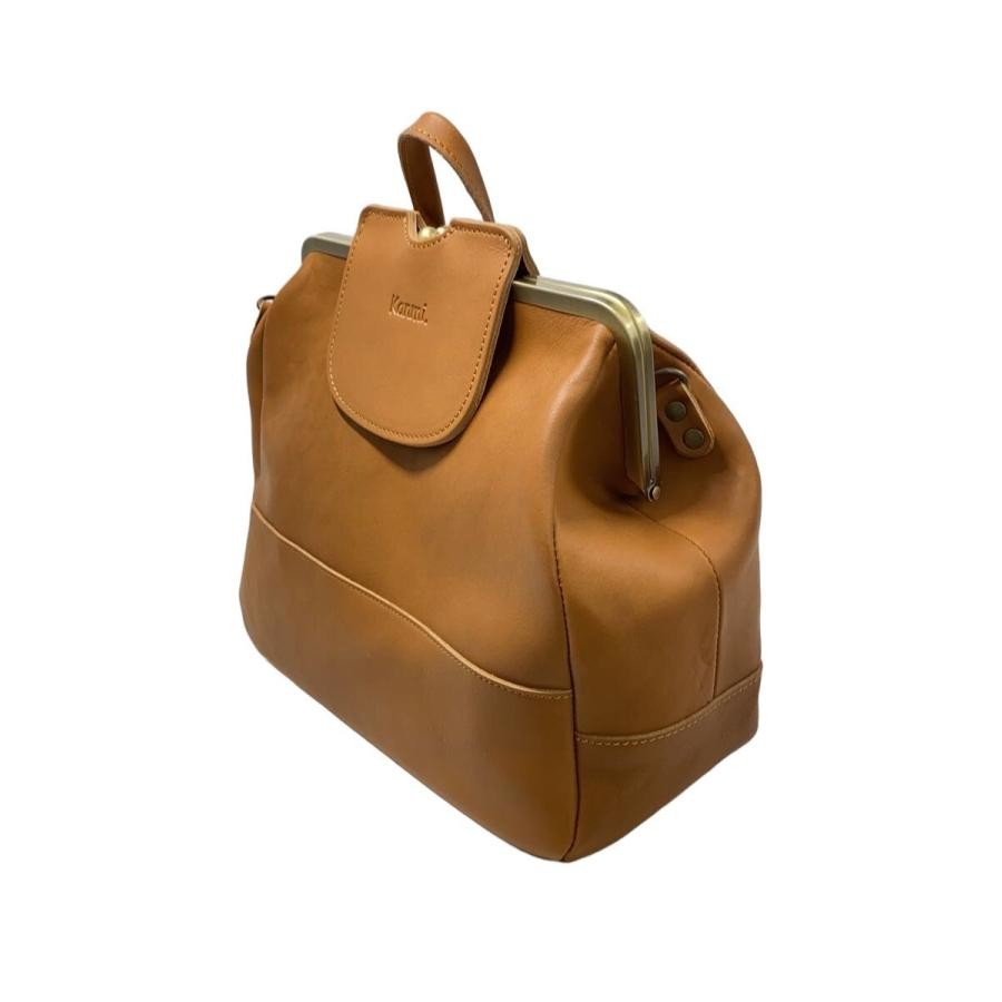 Kanmi Leather Backpack CML Plain - image 2