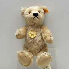 Steiff Genuine Mohair Cream/Blond 10 Teddy Bear 000645 1920 Classic Replica NWT