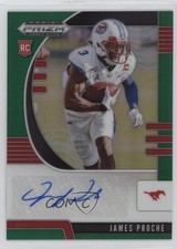 2020 Panini Prizm Draft Picks Rookies Green James Proche #232 Auto 01l2