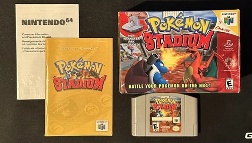 Pokemon Stadium N64 Nintendo 64 Tested Authentic No Transfer Pak
