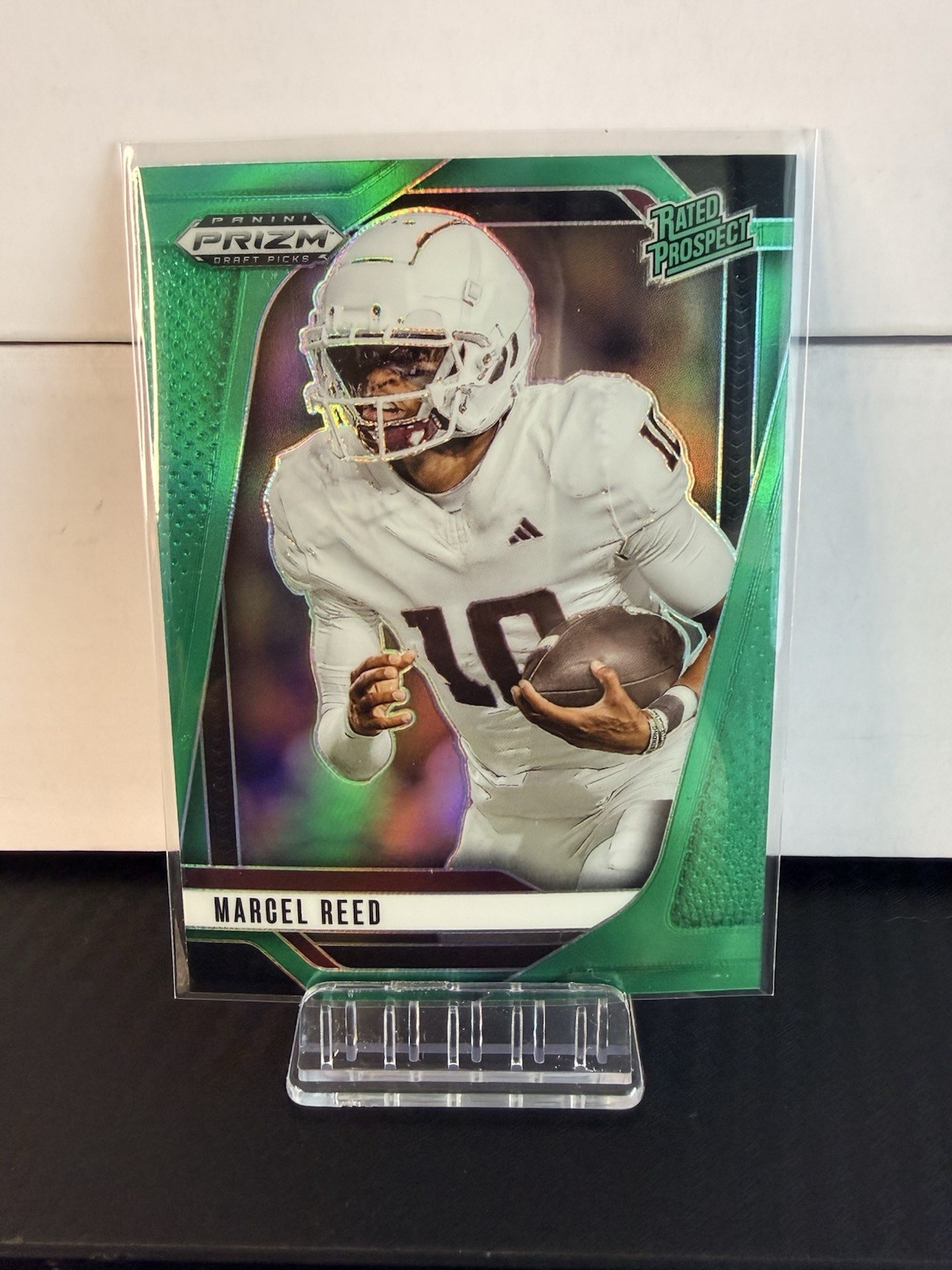 2025 Panini Prizm Draft Picks - Marcel Reed #167 Green Prizm (RC)