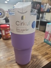 Cirkul 24oz On-The-Go StrawSip Carbonite Tumbler - NEW.  purple