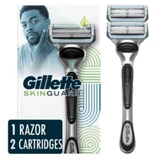 Gillette SkinGuard Razor + 2 Blade Refills