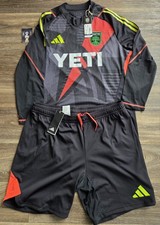 Nuevo con etiquetas Adidas Austin FC 2024 MLS Conjunto de uniforme de portero Jersey Pantalones cortos para hombre talla XL