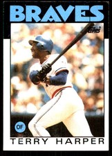 Terry Harper 1986 Topps #247 Atlanta Braves MLB READ FREE SHIPPING AutographDen