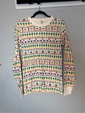 Hanna Andersson Adult Elf Pajama Top Small Long Sleeve Mens Womens Unisex