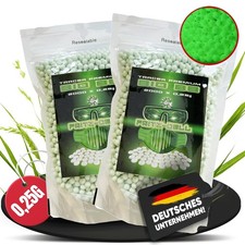 2 x 2000 Airsoft Softair Tracer Premium BBs Bio 6mm Fritz-Cell 0,25g im Beutel