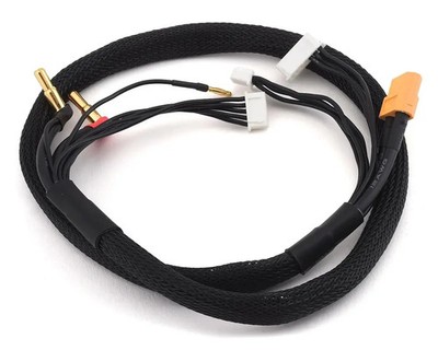 MCL4173  Maclan Max Current 2S/4S Charge Cable Lead w/4mm & 5mm Bullet Connec...
