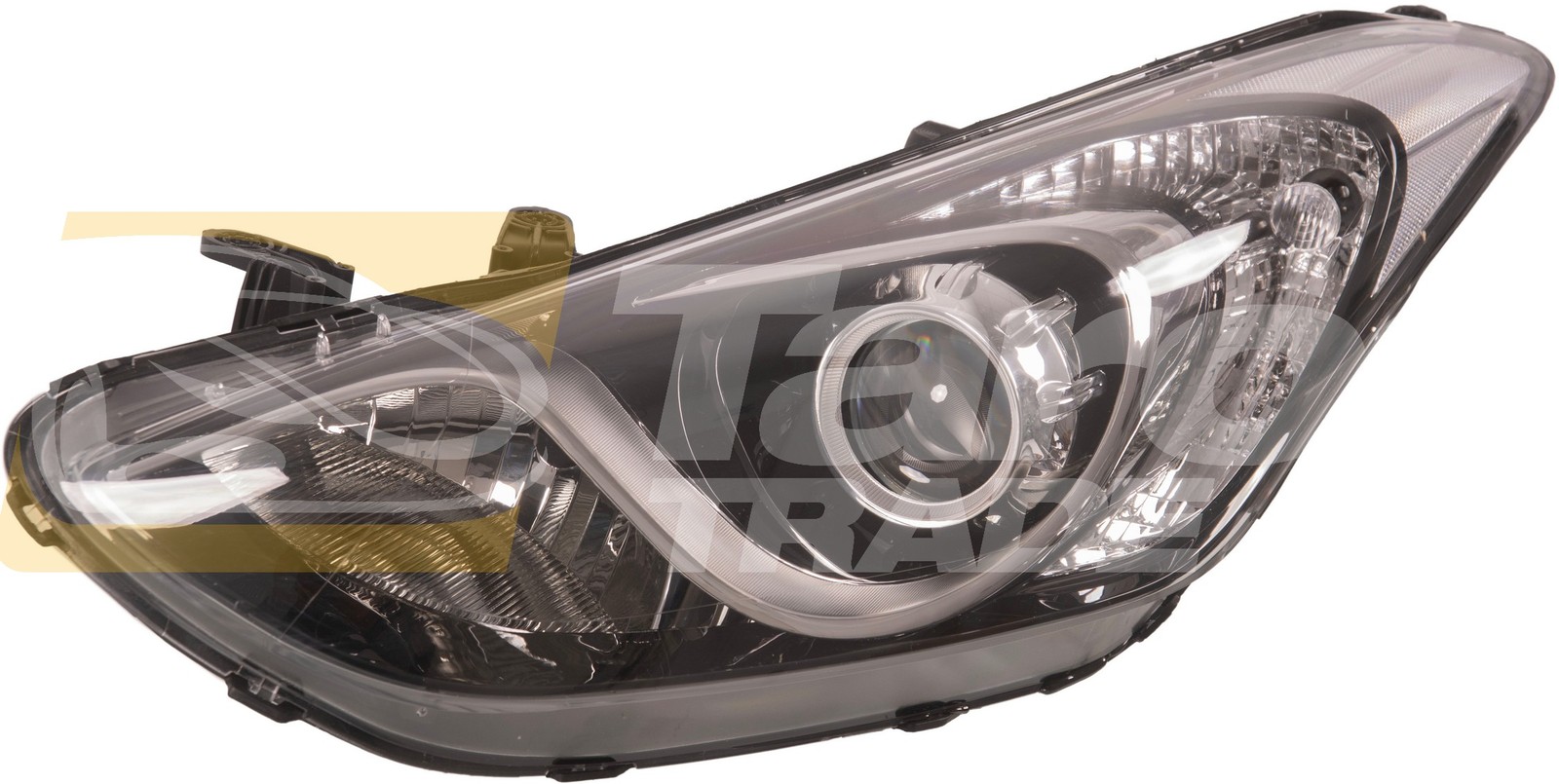 Phare avant gauche pour Hyundai i30 GD 5 portes 2014-2017 anti-jaunissement et étanche