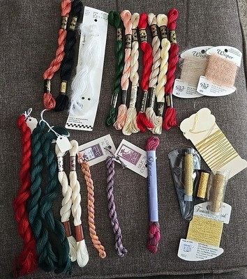 DMC Pearl Cotton Thread Mixed Lot # 3 & 5, 2 Silk N Colors Etc