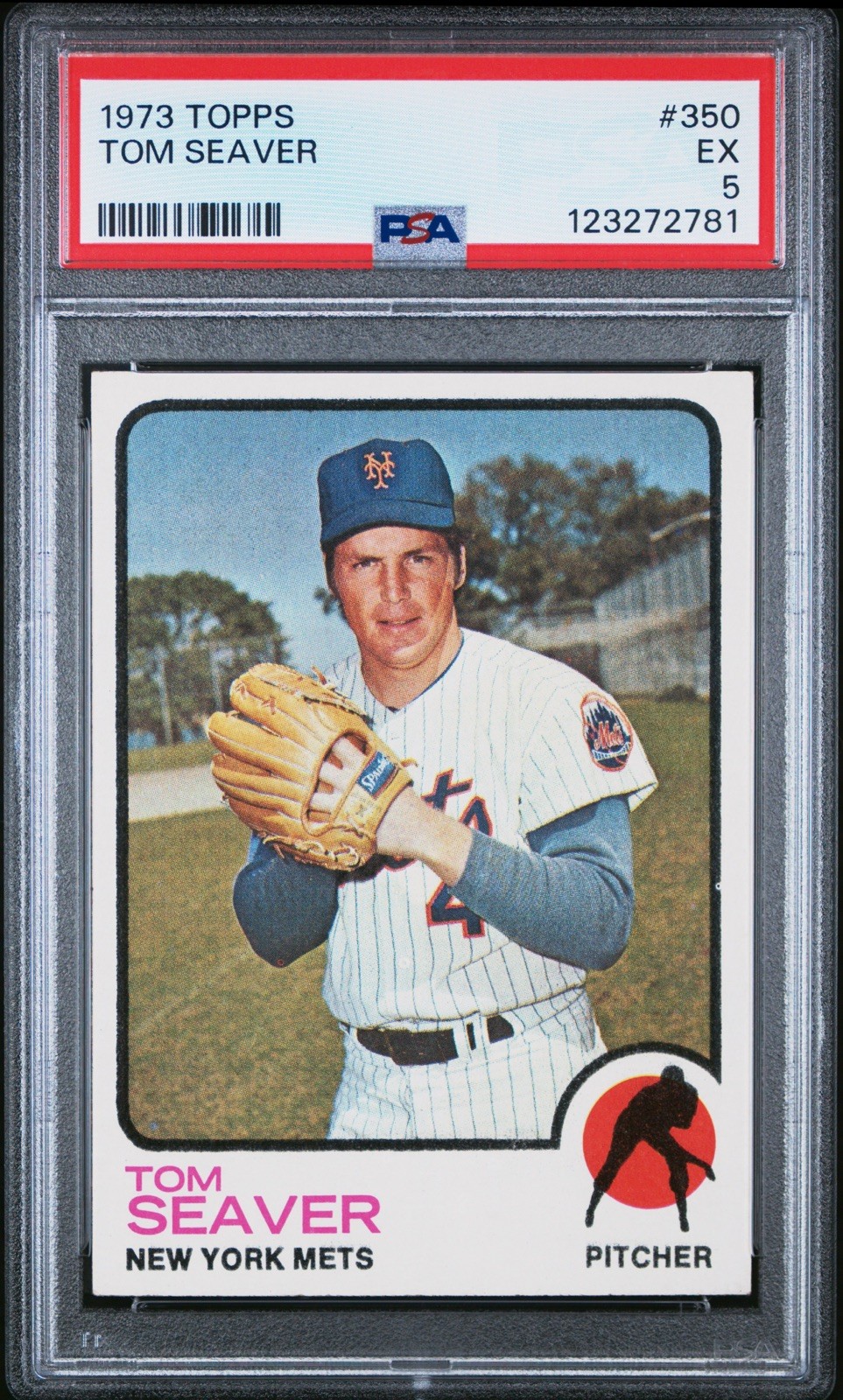 1973 TOPPS #350 TOM SEAVER PSA 5