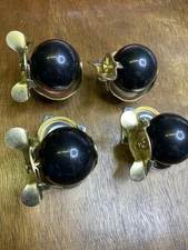 Brass Ball Casters Office Chair Rolling Wheels 