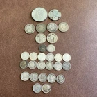 90% Silver US Coin Lot Morgan Barber Seated Liberty Mercury Kennedy 4.3 Oz