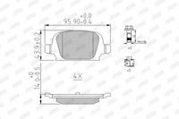 Bremsbelagsatz Scheibenbremse Jurid 573009J FüR Tigra Opel Corsa Schachtel X01