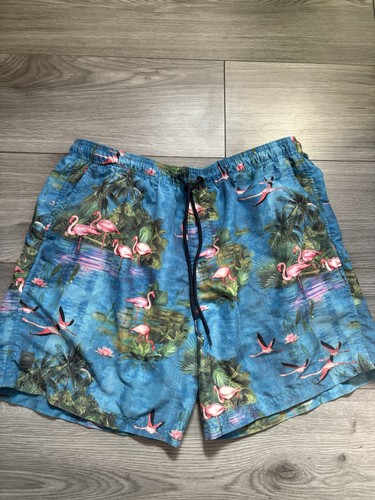 Short de bain homme Marks And Spencer’s taille L imprimé flamant rose  - Photo 1/7