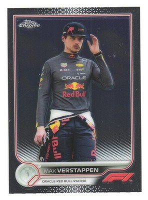2022 Topps Chrome F1 Formula 1 Oracle Red Bull Racing Max Verstappen