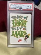1993 Nike Jordan Warner Brothers The Best on Earth The Best on Mars PSA 10 Pop72