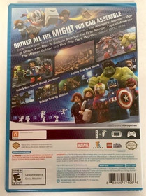 NEW Nintendo Wii U Lego MARVEL AVENGERS Video Game WiiU WB Super Heroes Comics