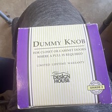 12 Today's Design House Dummy door knob New In Box Antique Brass 754051