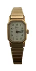 Vintage 1988 Timex Women’s Quartz Watch Gold Tone Expansion Stretch Band New Bat