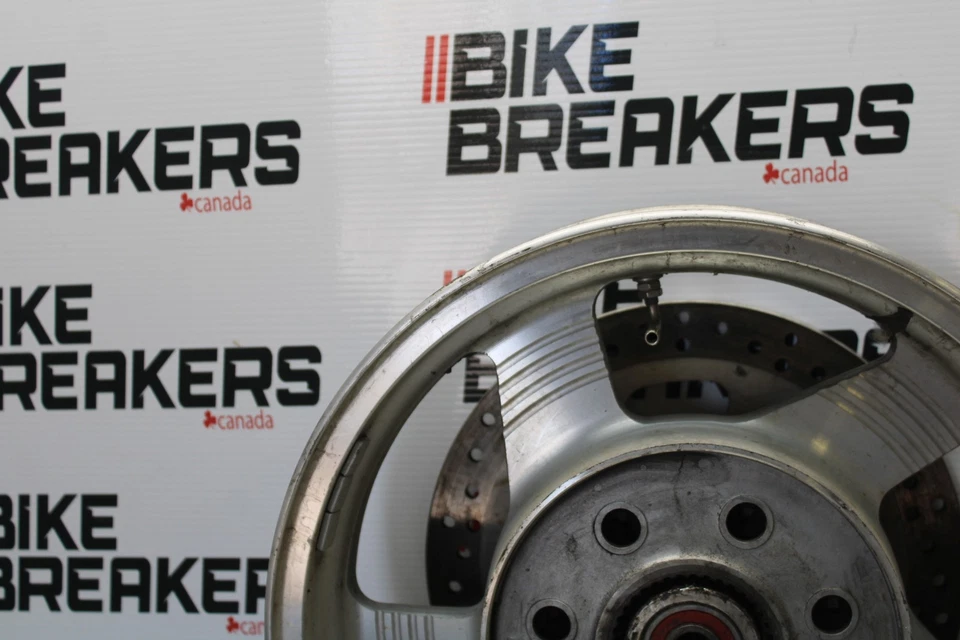 03-08 KAWASAKI VULCAN 1600 RUEDA TRASERA LLANTA TRASERA Y ROTOR BB196 Foto 3 de 4