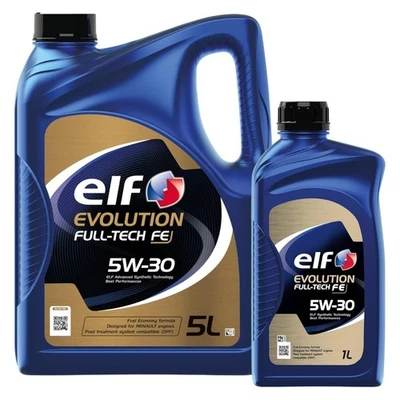 Huile ELF Evolution Full-Tech FE 5W30 6L - RN0720 MB 226.51 ACEA C4 - Photo 1/4