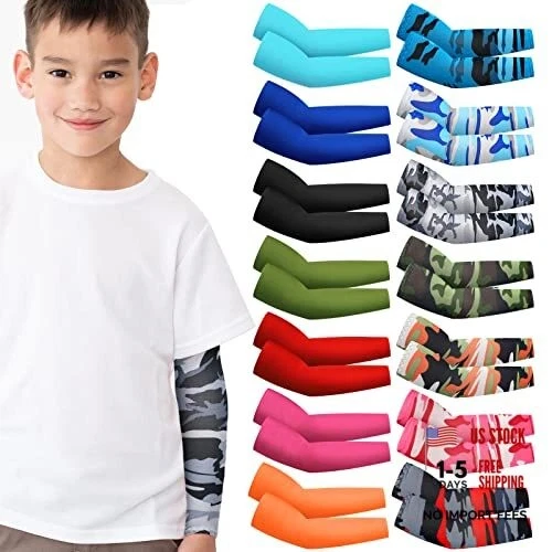 14 Pairs Arm Sleeves for Kids UV Sun Protection Cooling 8-10 Age Novel Color
Opens in a new window o