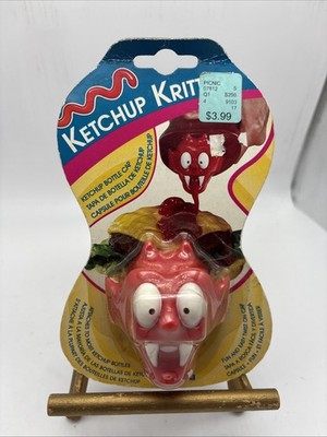 Evriholder Ketchup Kritter Ketchup Bottle Cap - Fun and Easy Twist on Cap - NIP