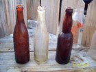 LOT BOTTLES. PEPSI SPIRAL, WIESSNER & SONS BEER, CUMBERLAND BREWING COMPANY BEER — photo 1