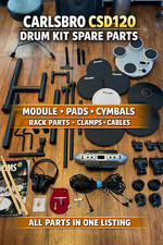 Carlsbro CSD120 Electronic Drum Kit Spare Parts Module Pads Cymbals Rack  CHOICE