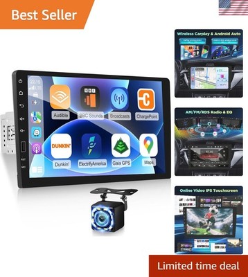 Fully Featured 9-Inch IPS Touchscreen Car Stereo with AM/FM & Bluetooth Control
