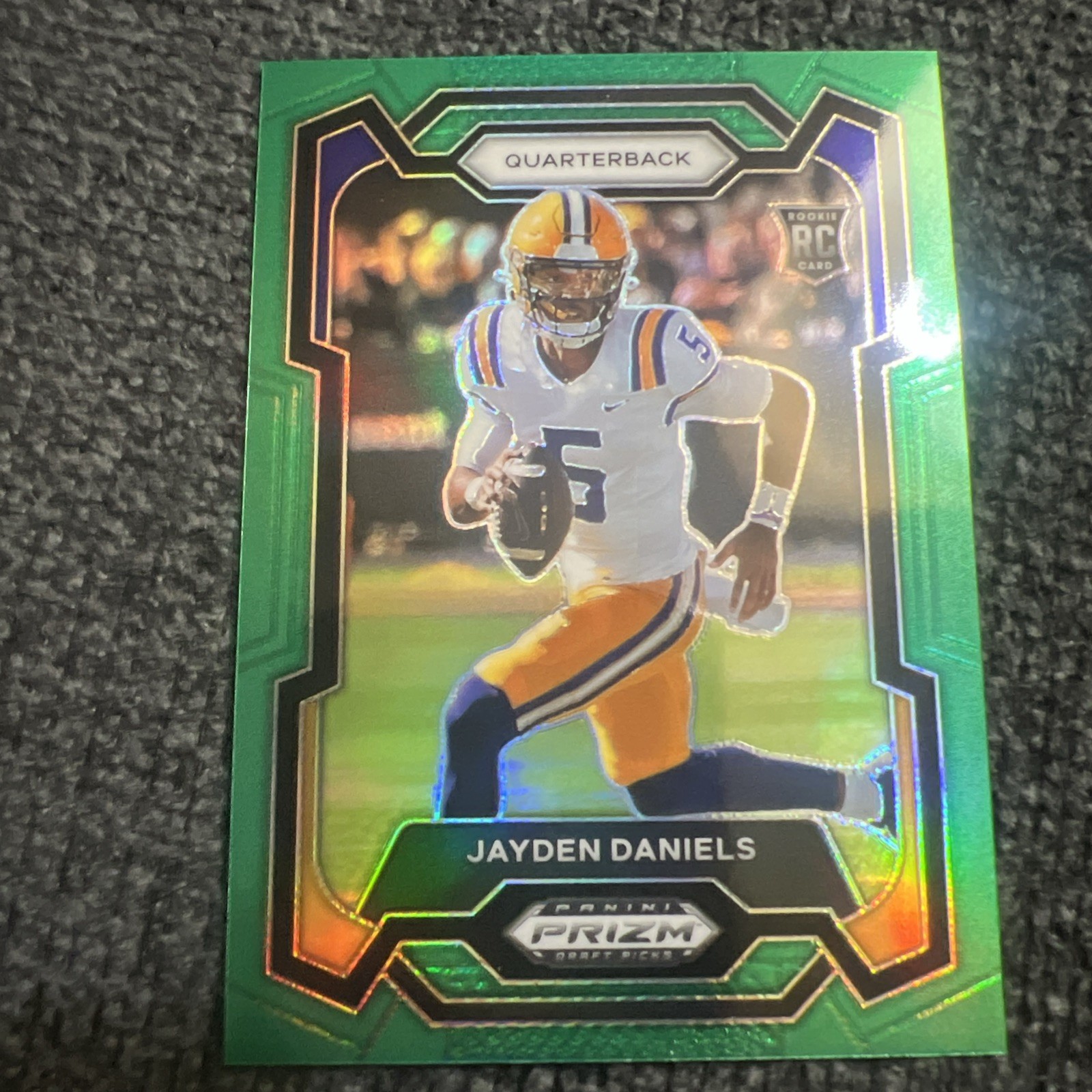 2024 Panini Prizm Draft Picks - Jayden Daniels #108 Green Prizm (RC)