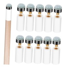 Bremorou 10 Sets Cue Tips for Pool Stick Billiard Cues Tips Replacement Kit