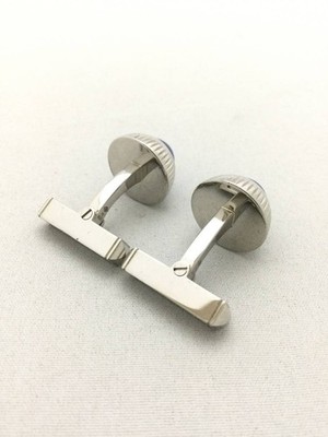 Cartier Blue Spinel Crown Motif Cufflinks Silver 925 #304 | eBay