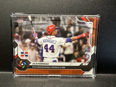 Julio Rodriguez - 2026 World Baseball Classic Topps NOW -Card 7 Gold Foil 11 /50
