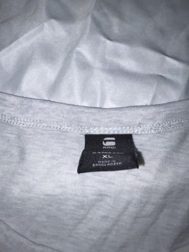 G-Star Raw Shirt Mens Small Black Slim Stretch Logo Casual Pullover Top - Picture 6 of 6