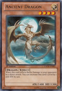 Ancient Dragon - GAOV-EN081 - Rare - 1st Edition x3 - Near Mint